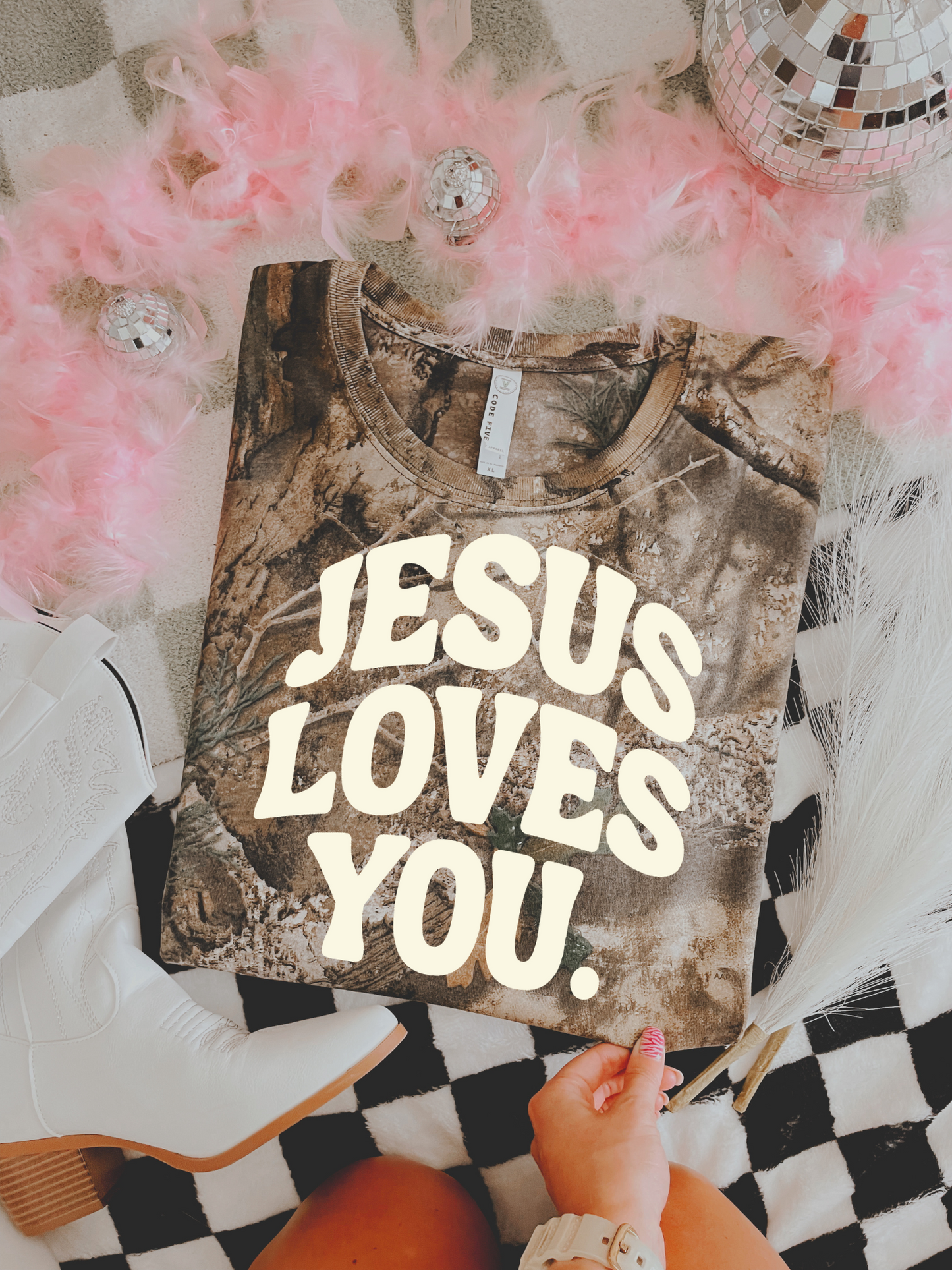 Jesus Loves You DTF Graphics