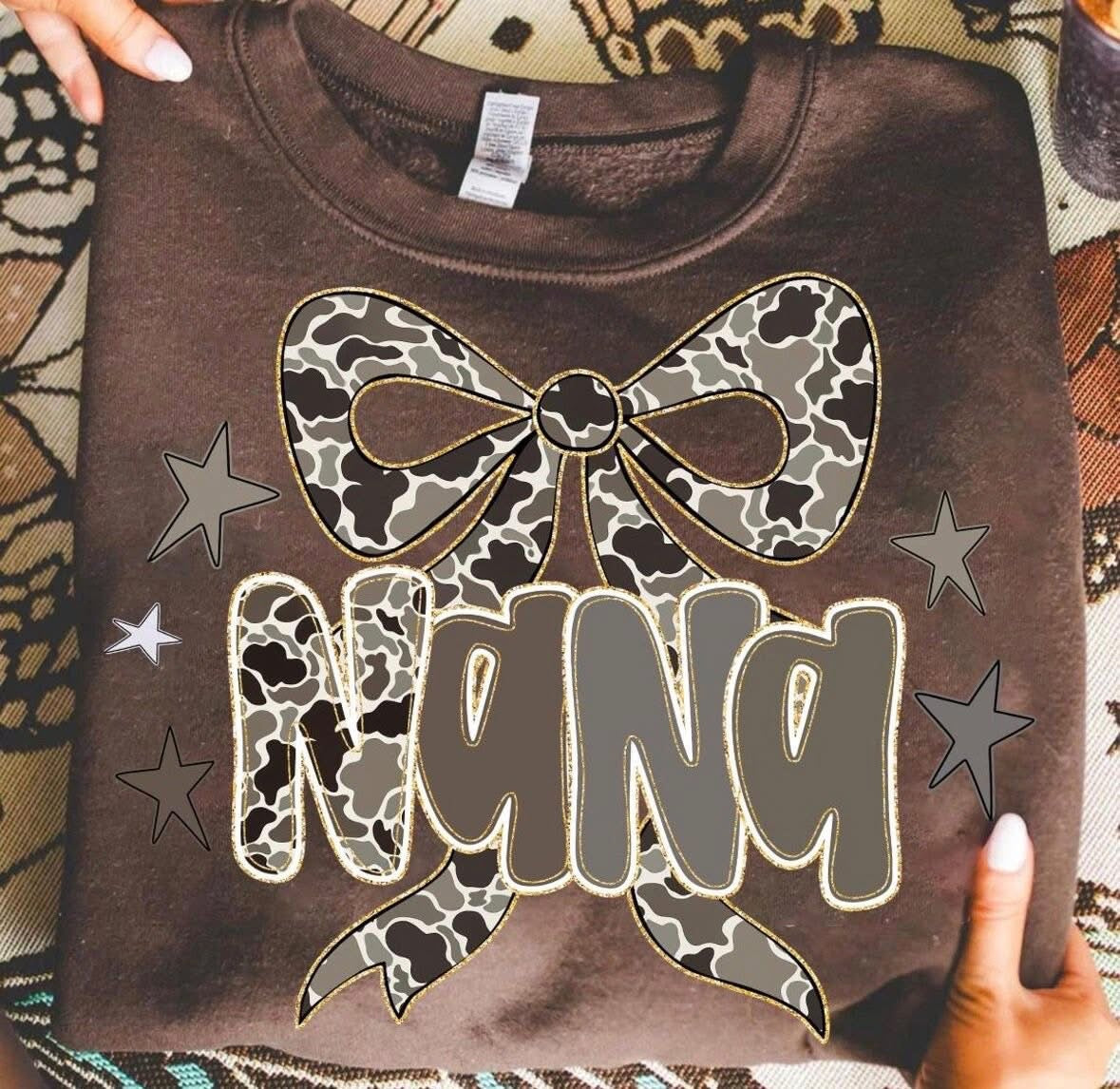 Camo Nana DTF Graphics