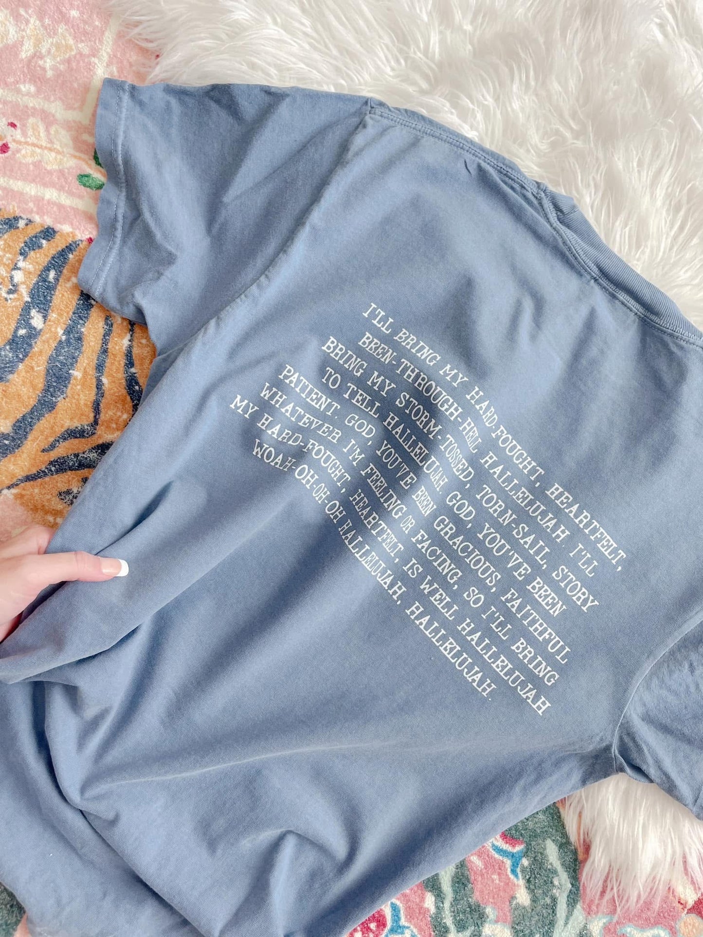 Hard Fought Hallelujah (front & back) DTF Graphics