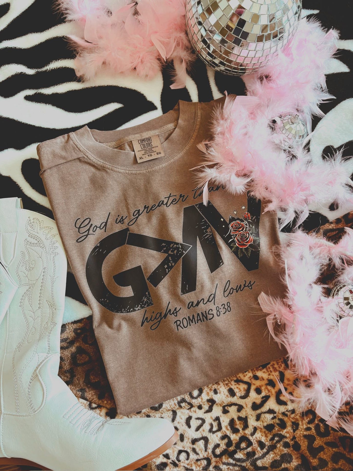 God Is Greater Than The Highs & Lows DTF Graphics
