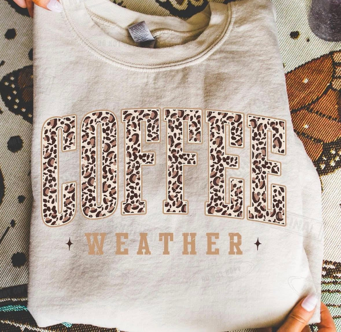 Coffee Weather DTF Graphics