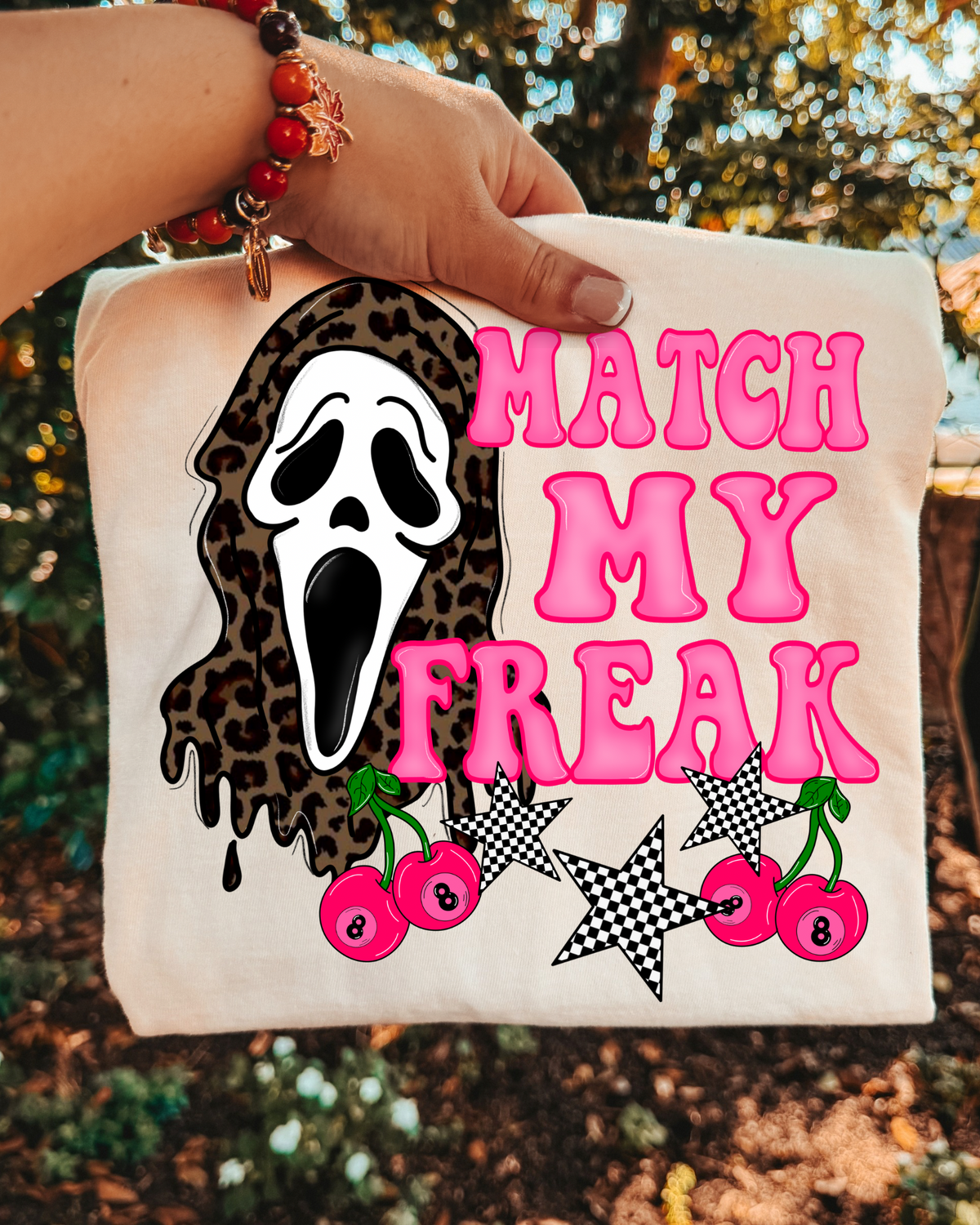 Match My Freak Ghost Face DTF Graphics
