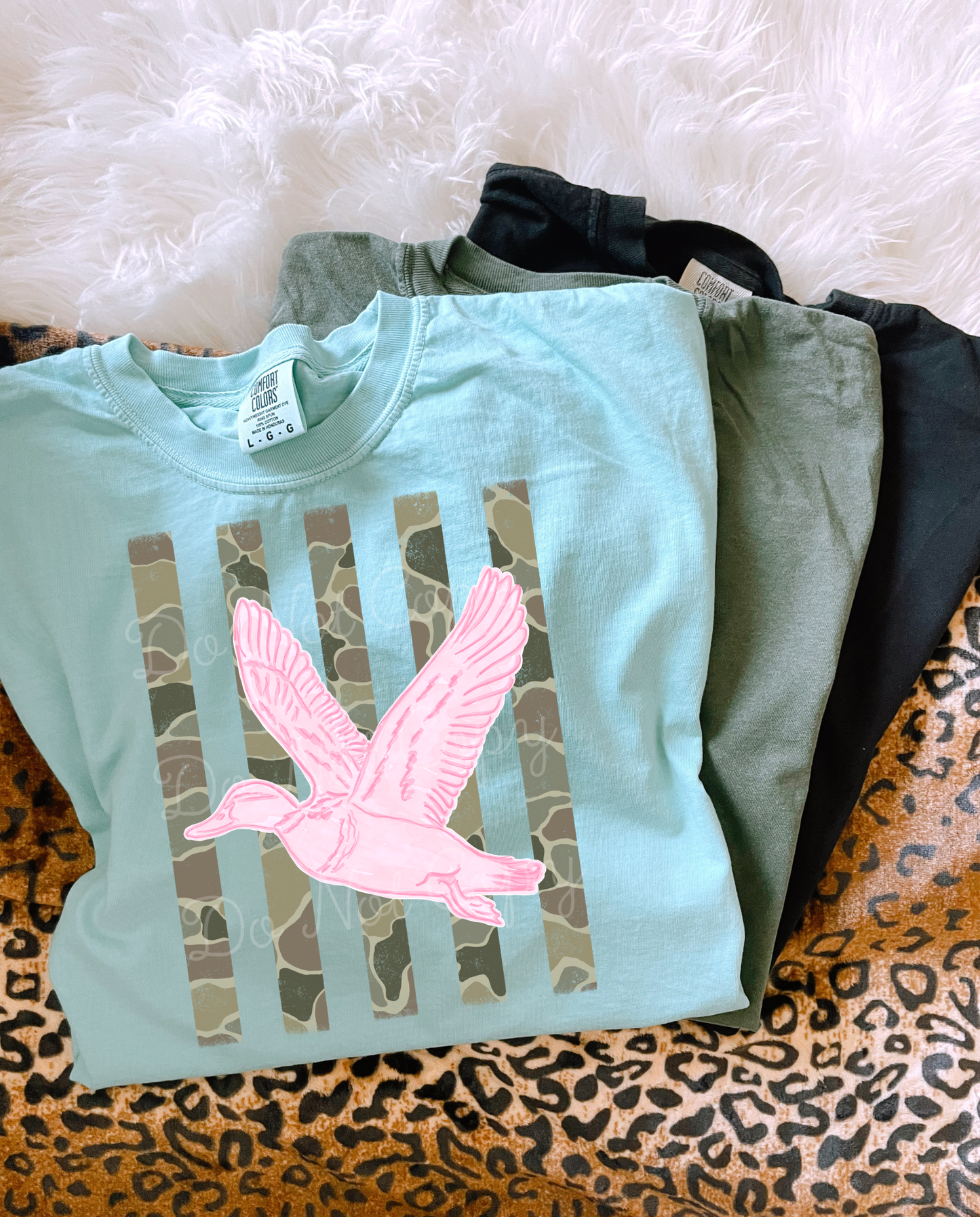 Duck Camo Stripes DTF Graphics