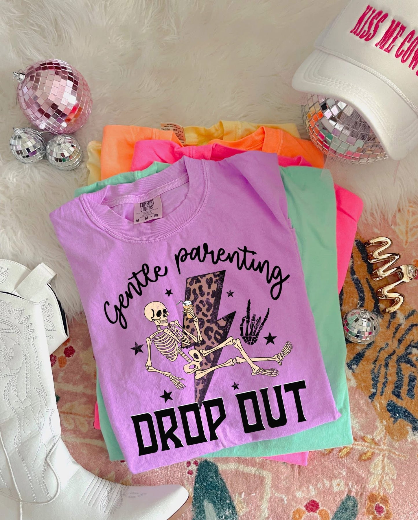 Gentle Parenting Drop Out DTF Graphics