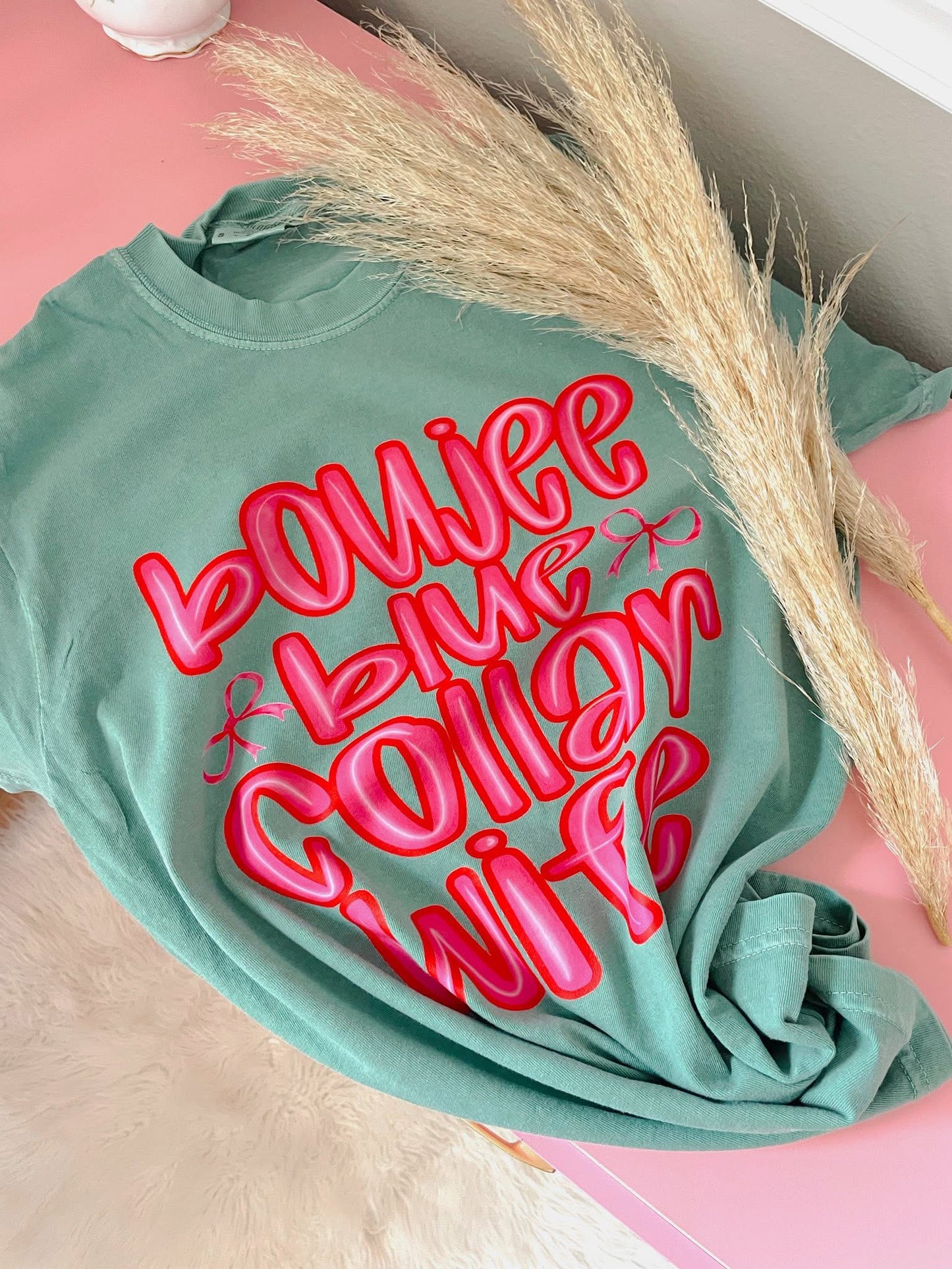 Boujee Blue Collar Wife DTF Graphics