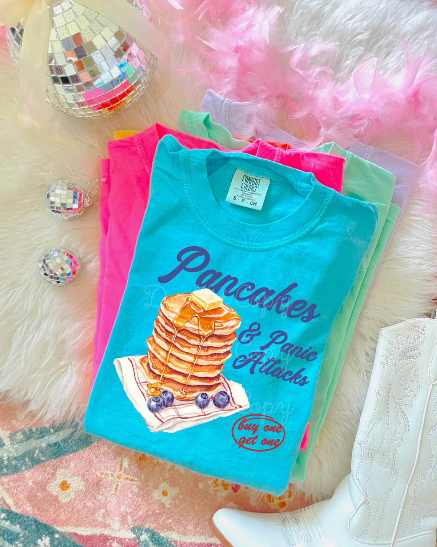 Pancakes & Anxiety Attacks DTF Graphics