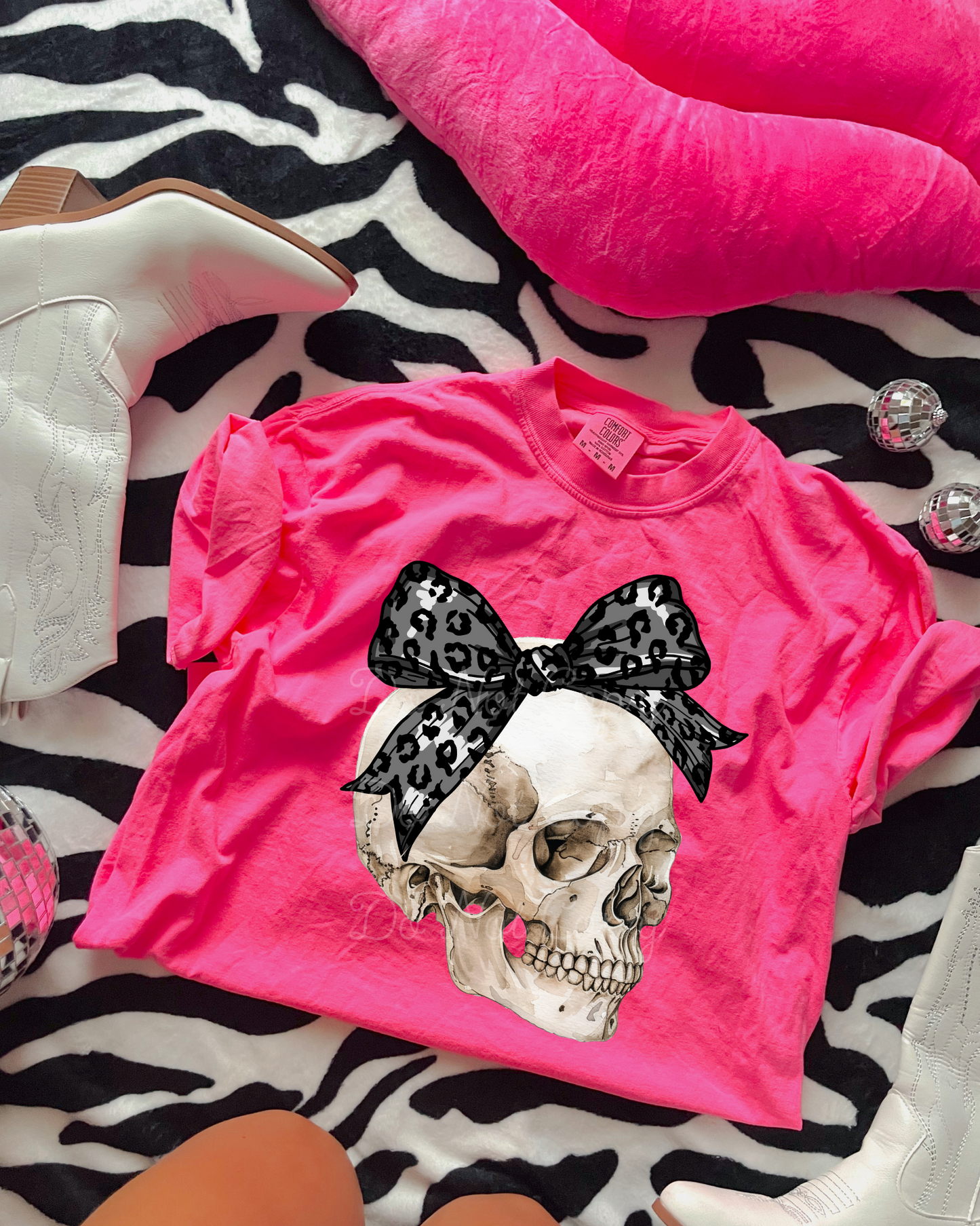 Skull Coquette DTF Graphics