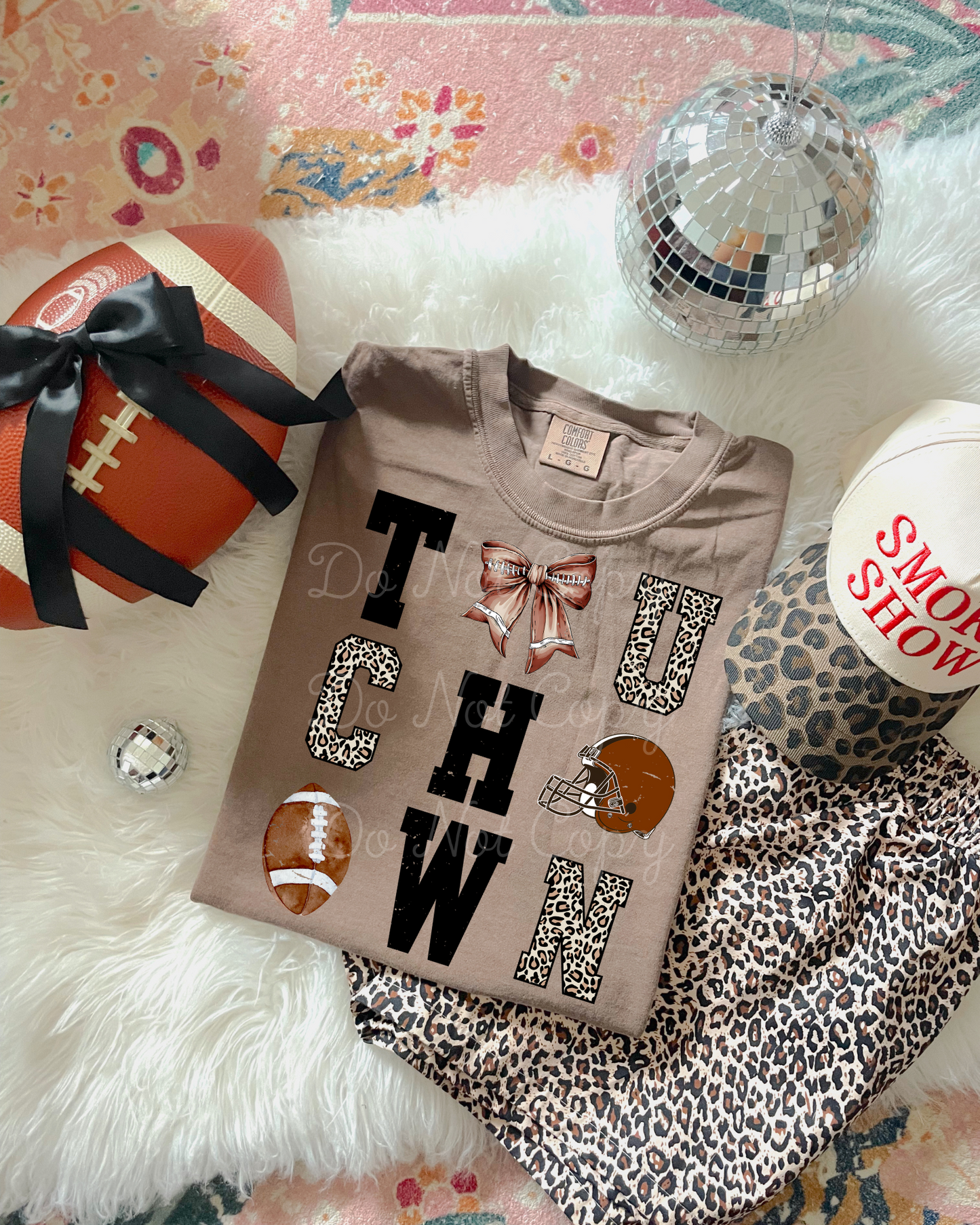 Touch Down Coquette DTF Graphics