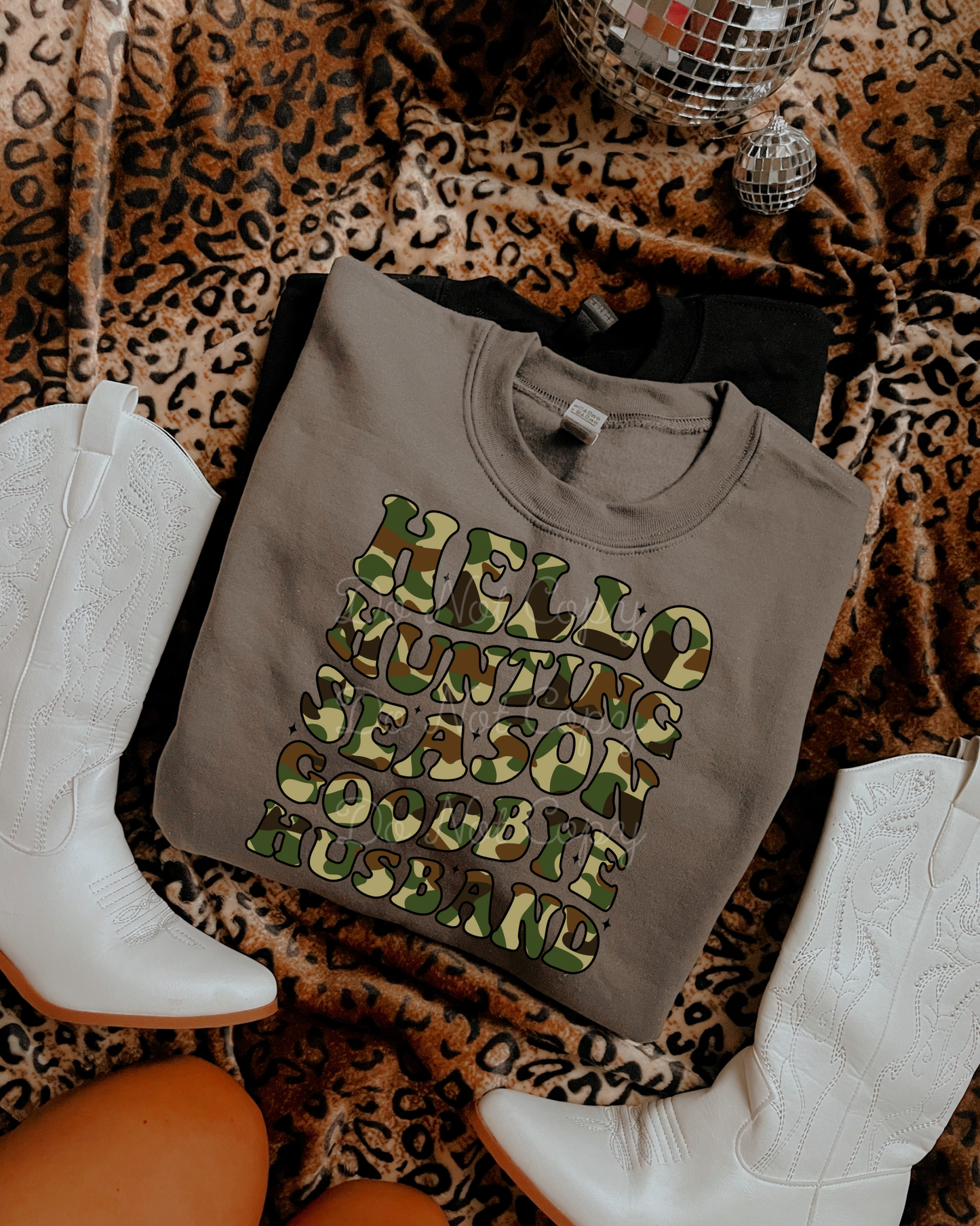 Hello Hunting Season Goodbye Husband DTF Graphics