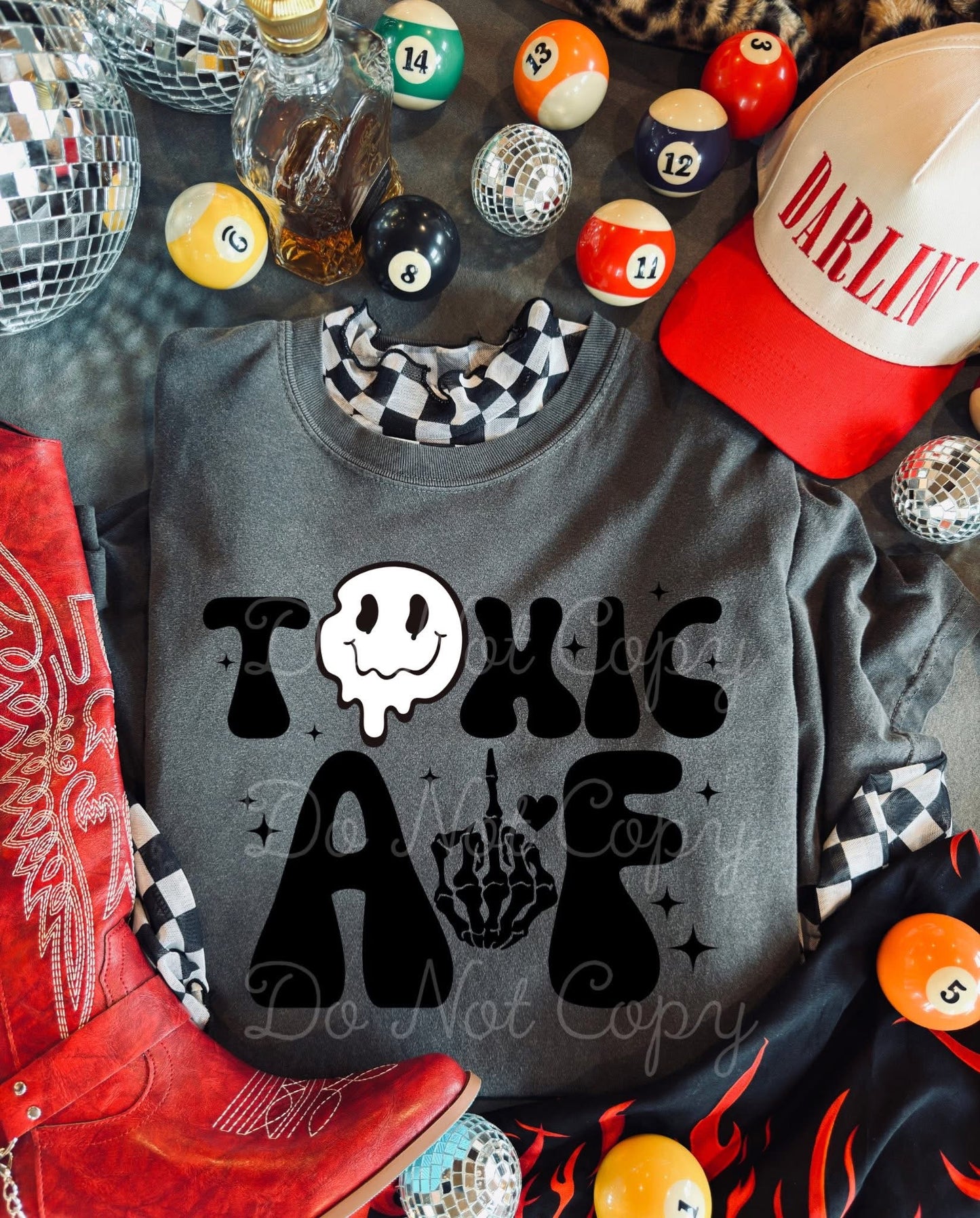 Toxic Af DTF Graphics