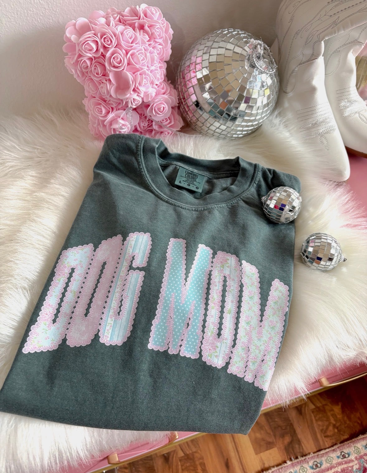 Pastel Dog Mom DTF Graphics