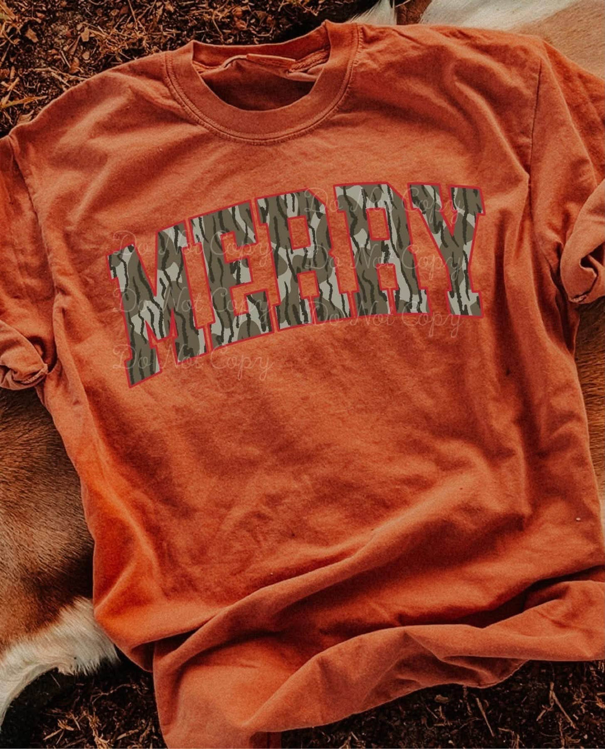 Camo Merry DTF Graphics