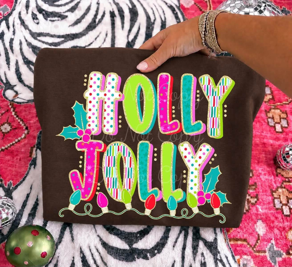 Holly Jolly DTF Graphics