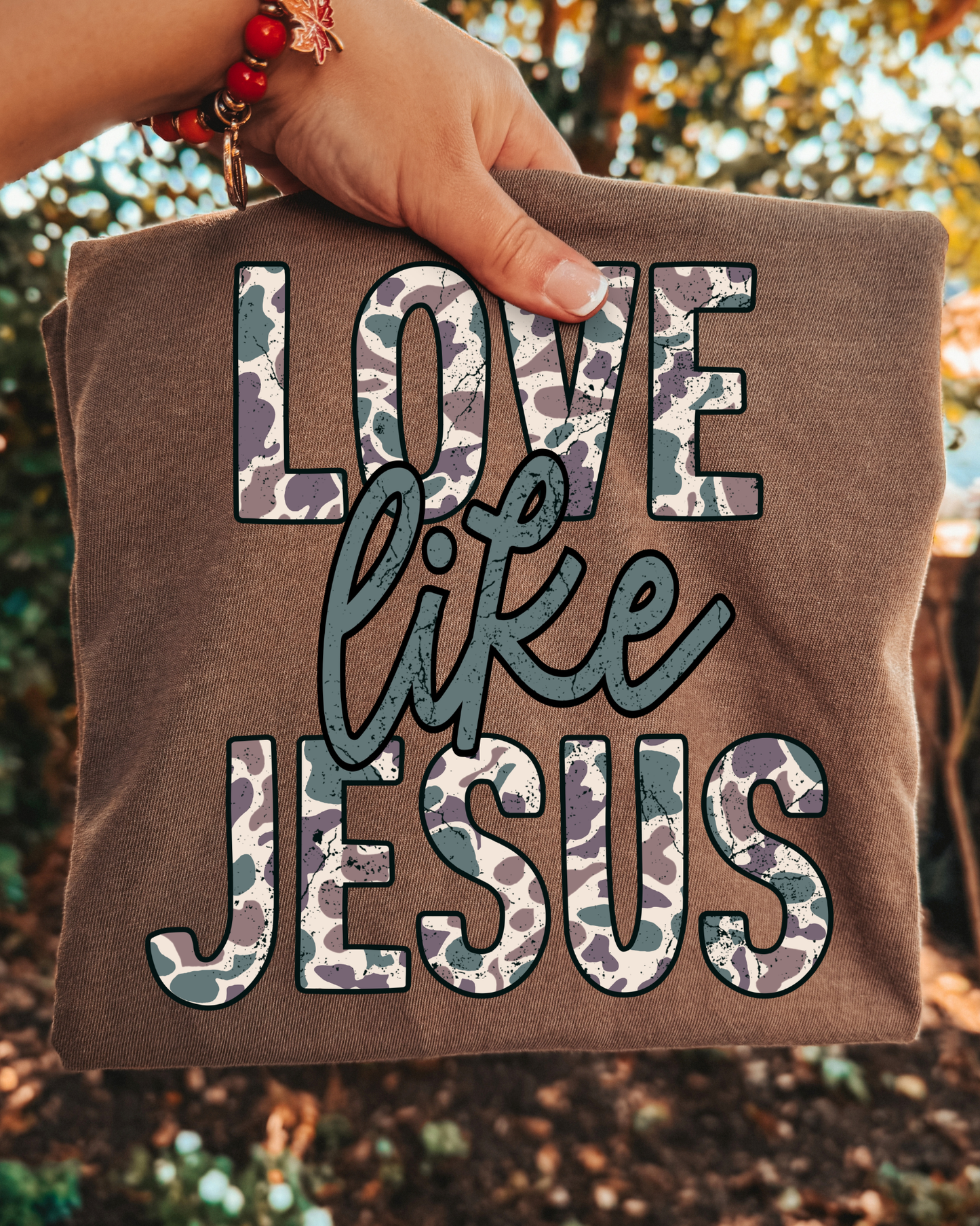 Love Like Jesus Camo DTF Graphics