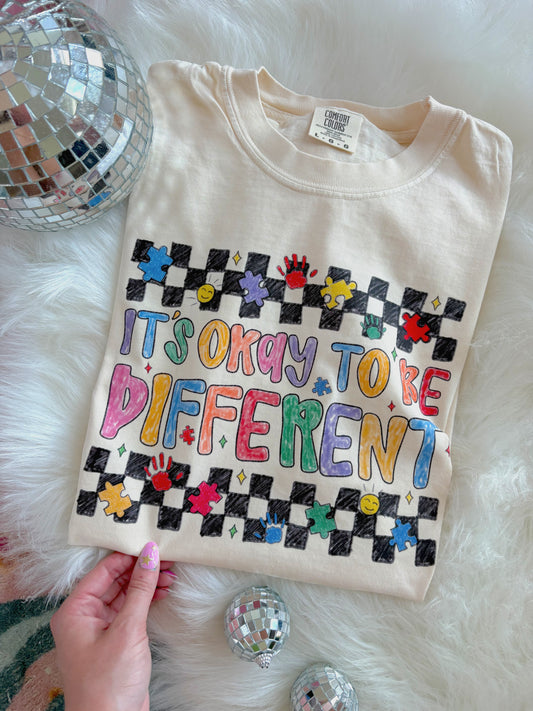 It's Okay To Be Different DTF Graphics