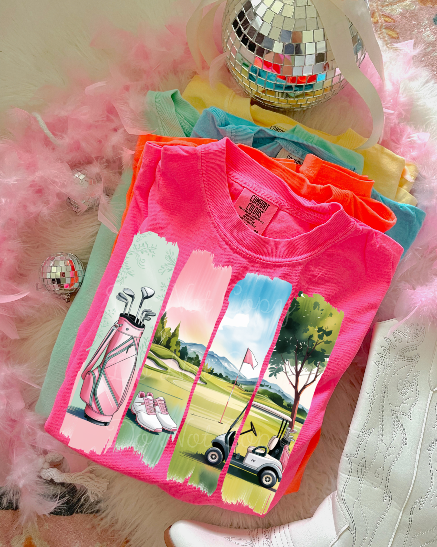 Golf Portrait DTF Graphics