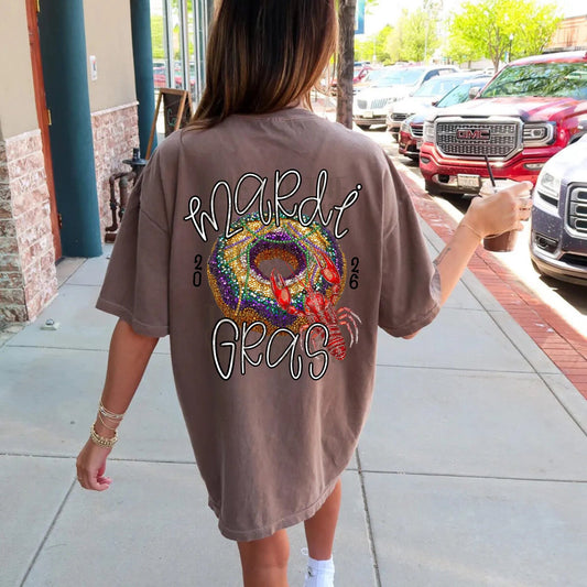 Mardi Gras 2026 (on back) DTF Graphics