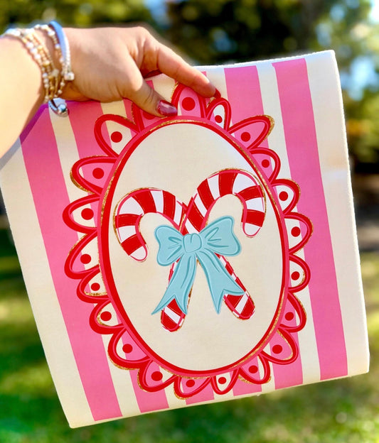 Stripped Candy Cane DTF Graphics