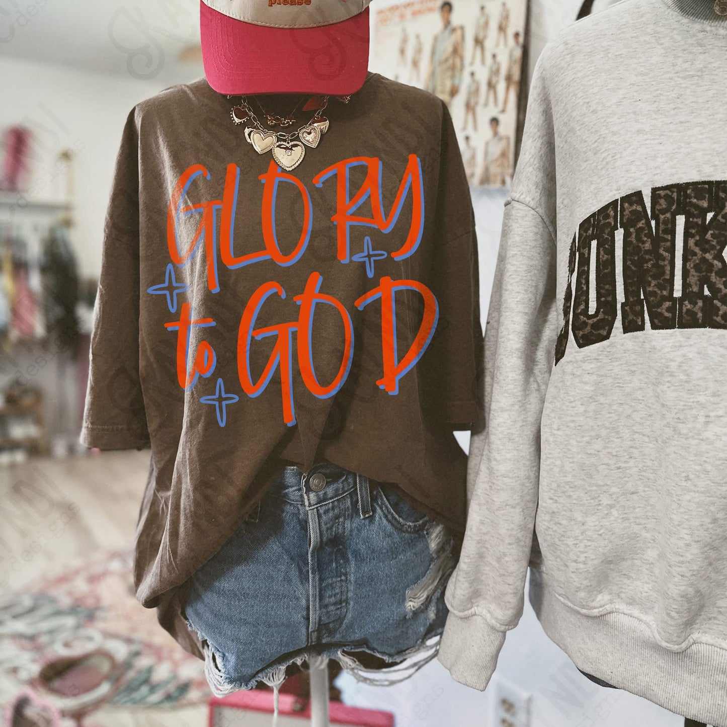 Glory To God DTF Graphics