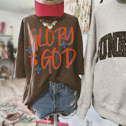 Glory To God DTF Graphics