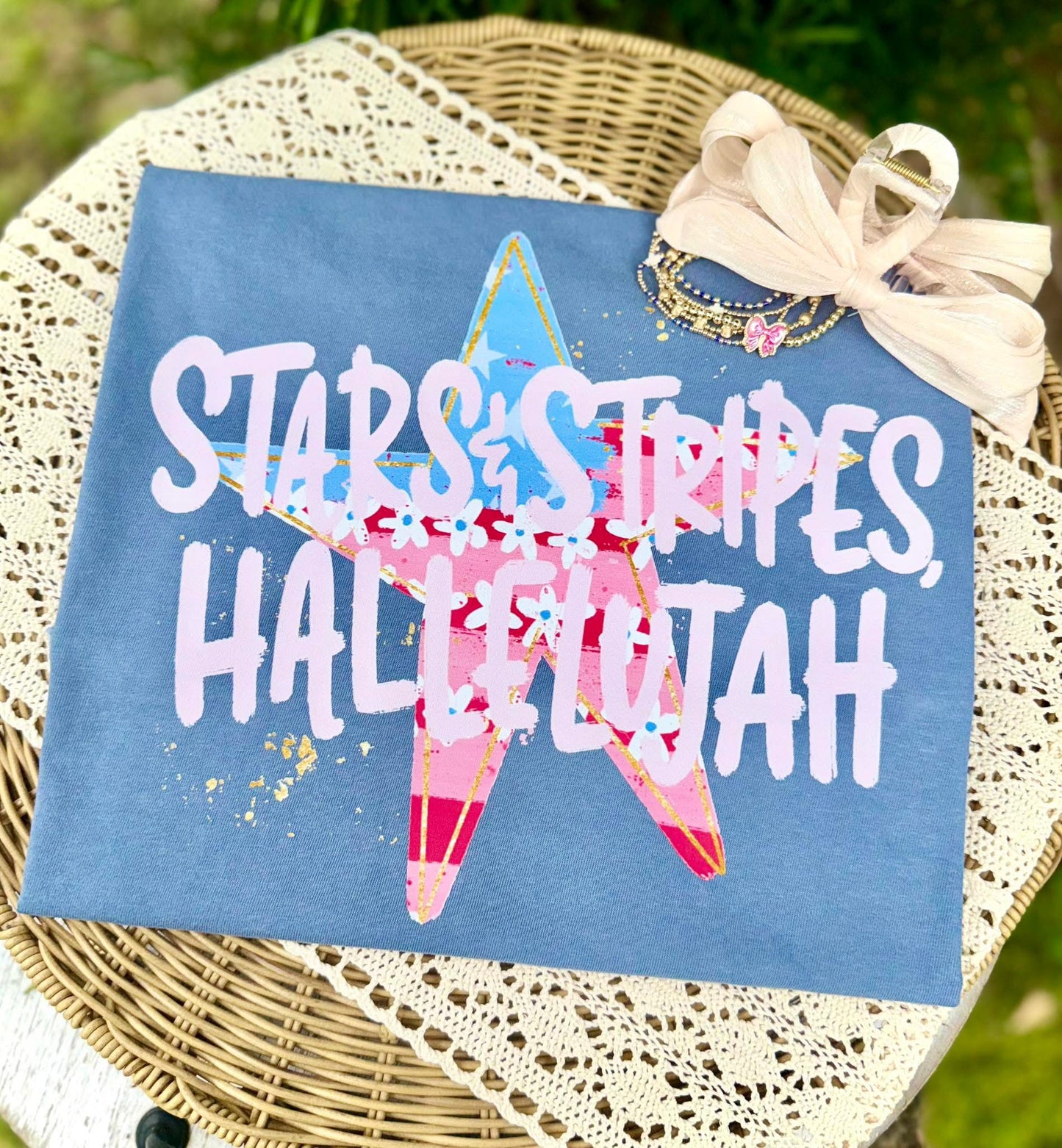 Stars & Stripes, Hallelujah DTF Graphics
