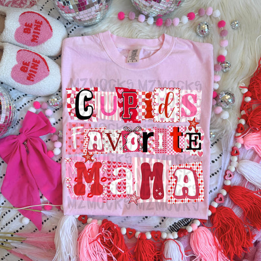 Cupid’s Favorite Mama DTF Graphics