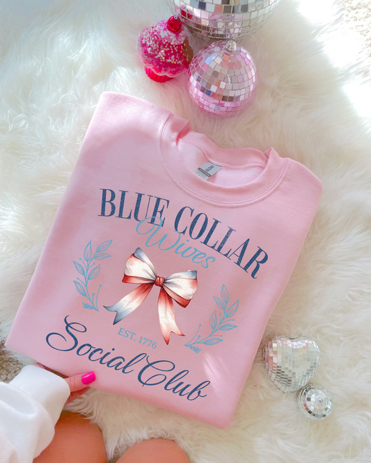 Blue Collar Wives Social Club DTF Graphics