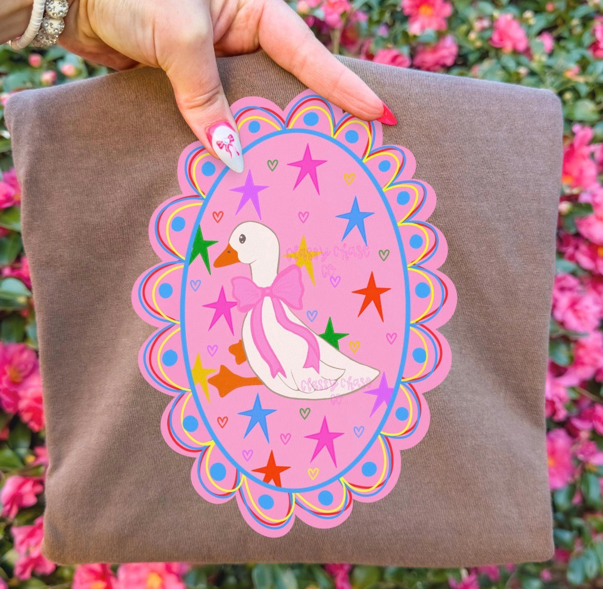 Preppy Star Goose DTF Graphics