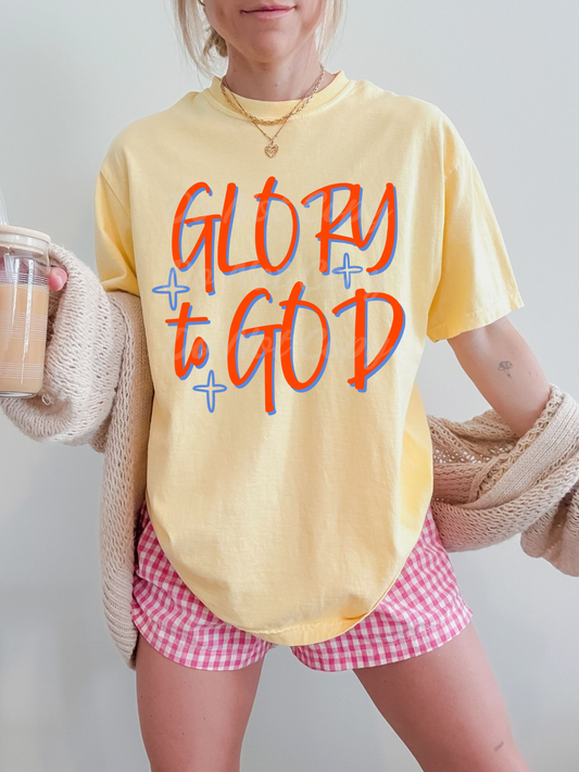 Glory To God DTF Graphics