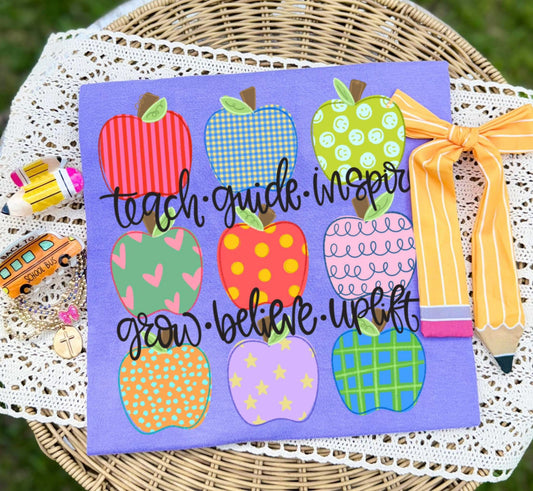 Teach Guide Inspire DTF Graphics