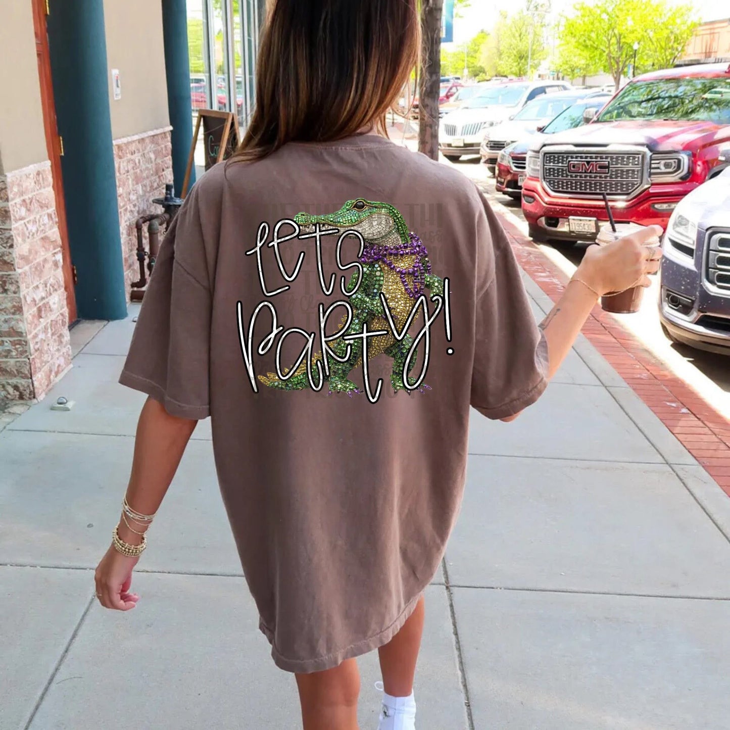 Let’s Party (on back) DTF Graphics