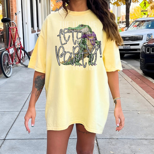 Let’s Party DTF Graphics