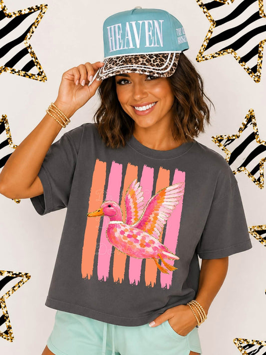 Preppy Duck DTF Graphics