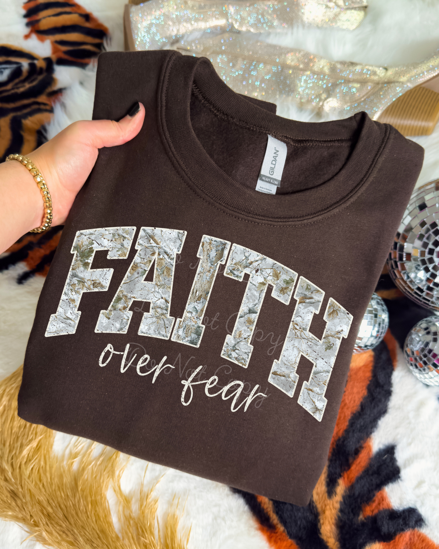 Faith Over Fear DTF Graphics