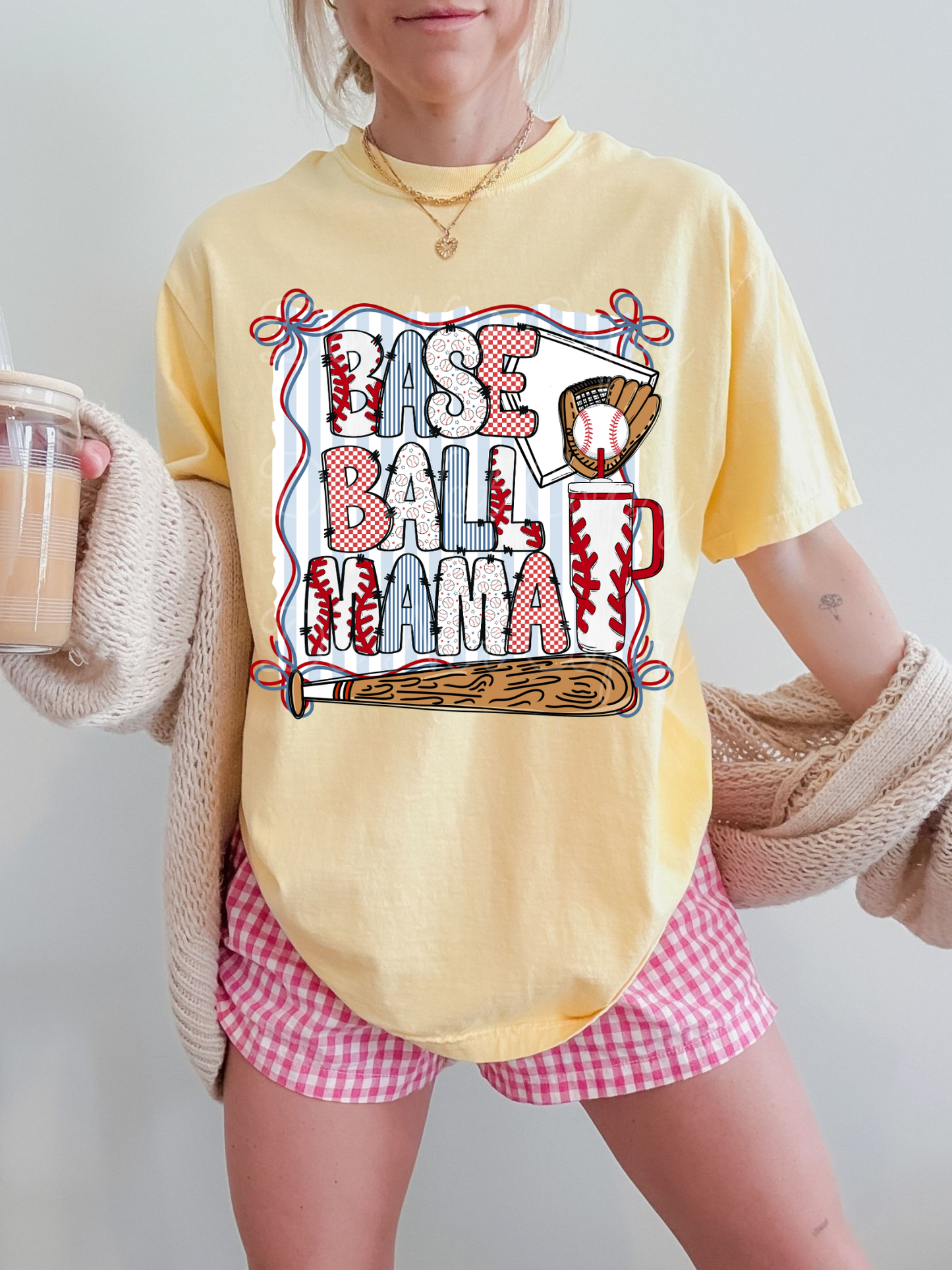 Baseball Mama DTF Graphics