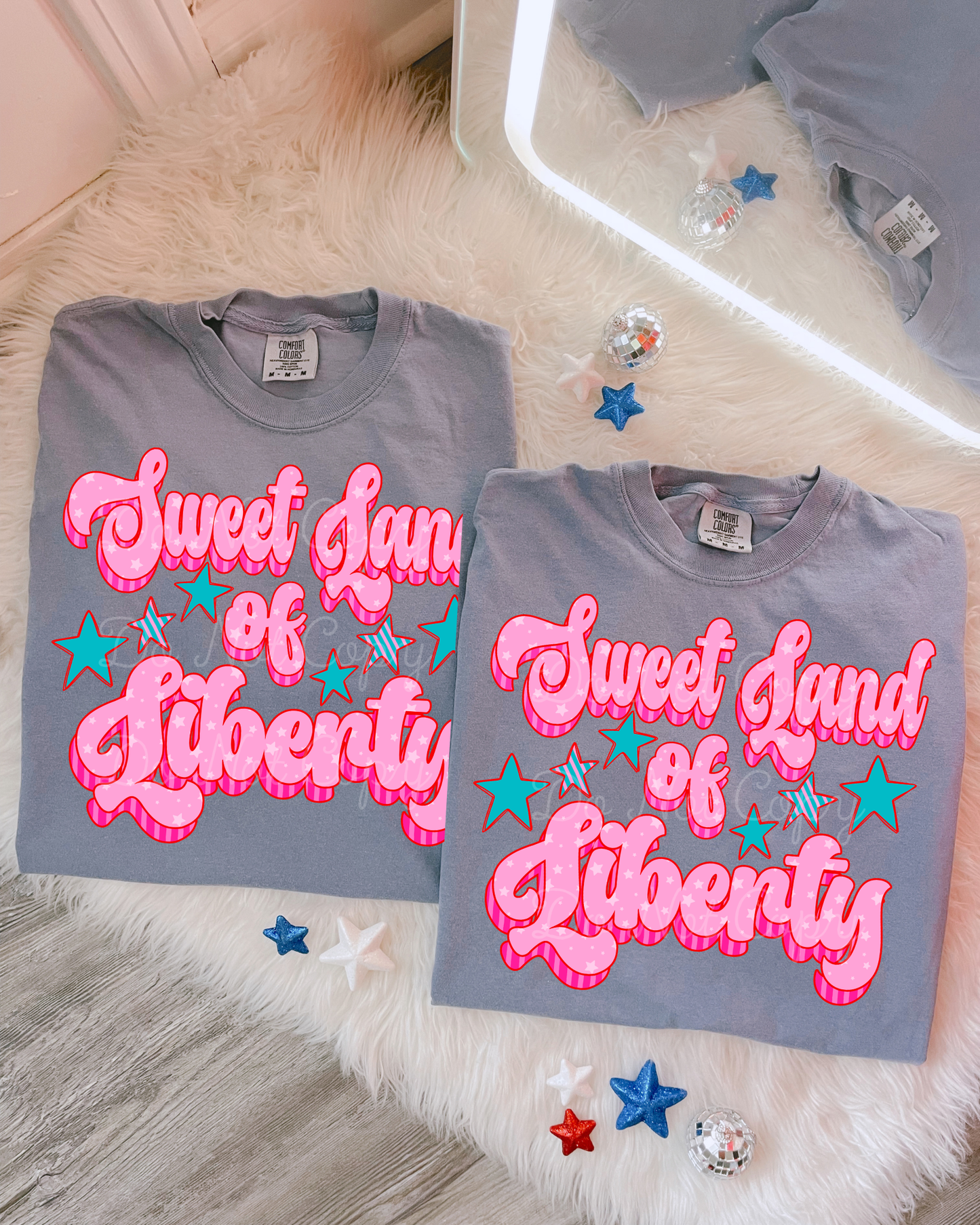 Sweet Land Of Liberty Patriotic DTF Graphics