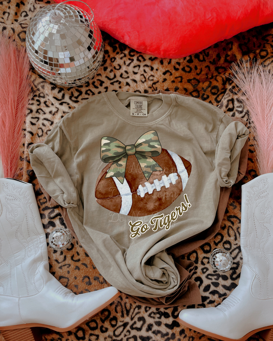 Camo Go Tigers Football PNG