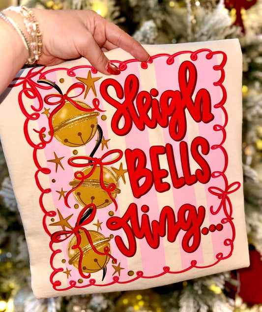Sleigh Bells Rings DTF Graphics