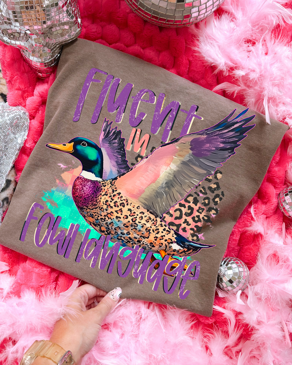 Fluent In Fowl Language DTF Graphics