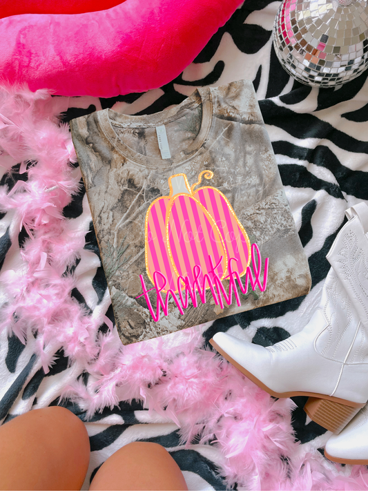 Thankful Pumpkin DTF Graphics