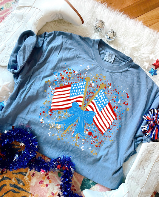 Flag Splatter DTF Graphics