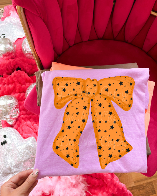 Halloween Bow DTF Graphics