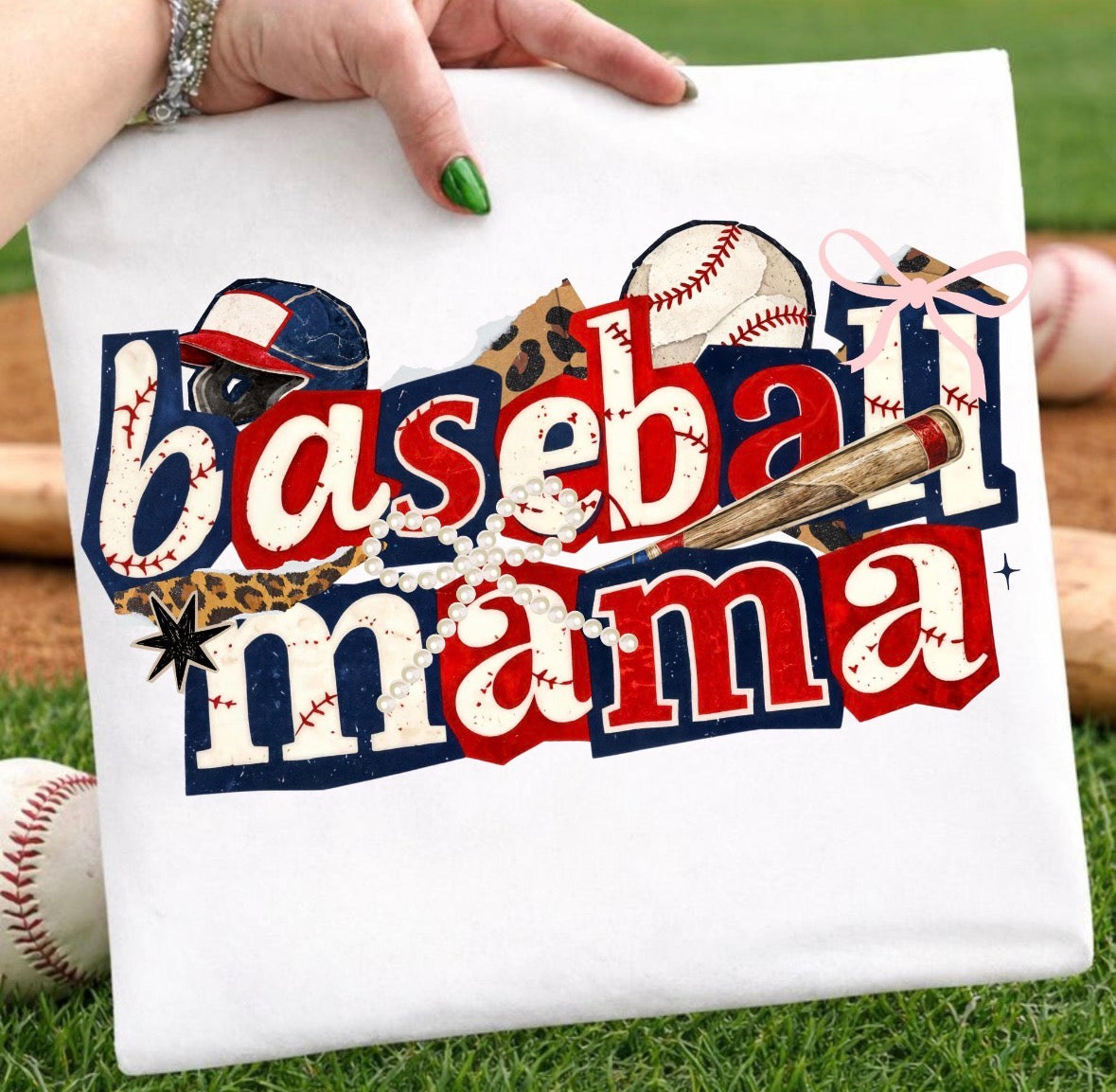 Baseball Mama DTF Graphics