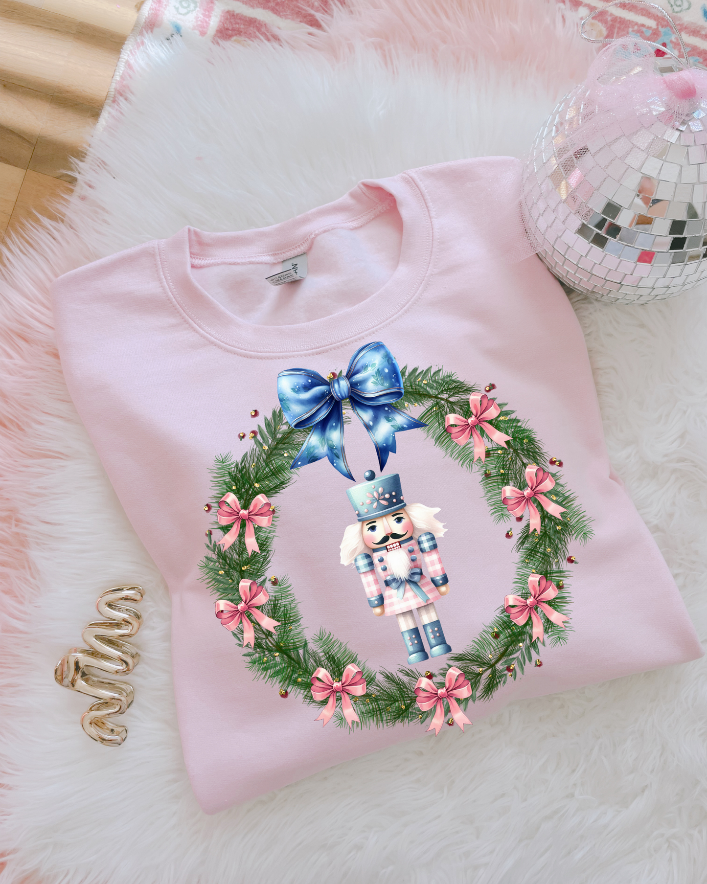 Nut Cracker Wreath DTF Graphics