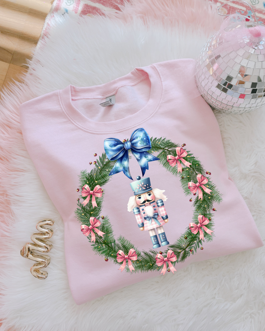 Nut Cracker Wreath DTF Graphics
