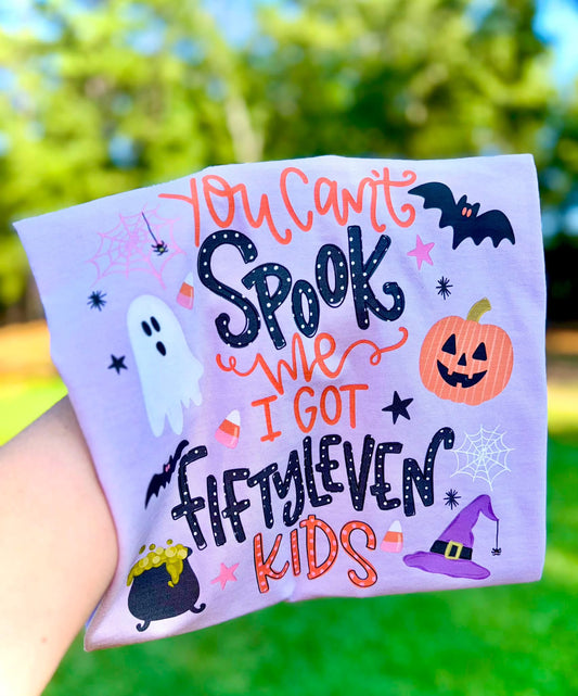 You Can't Spook Me DTF Graphics