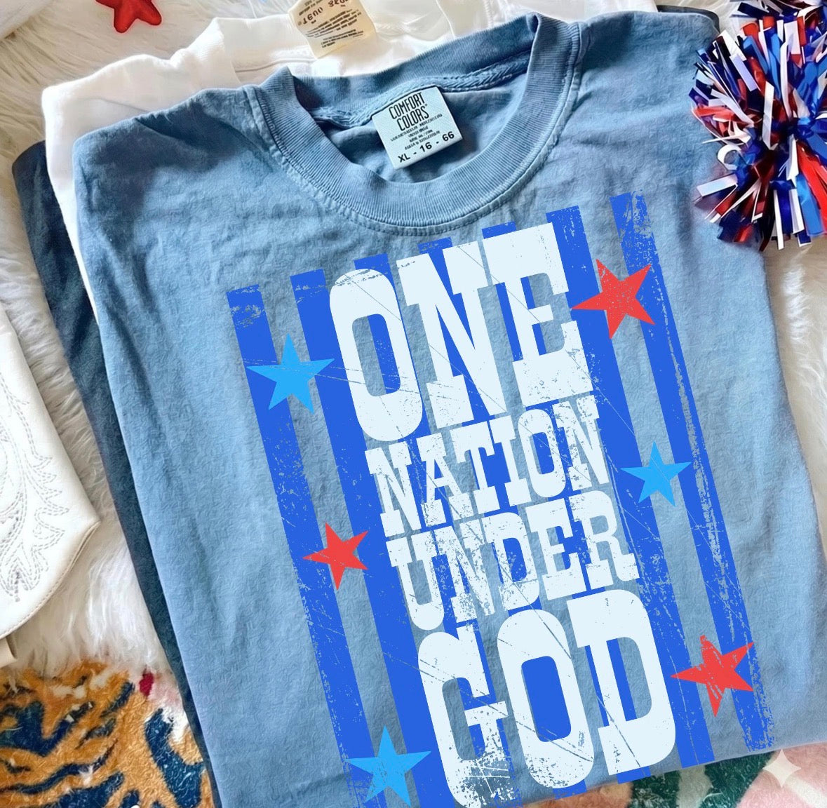 One Nation Under God DTF Graphics
