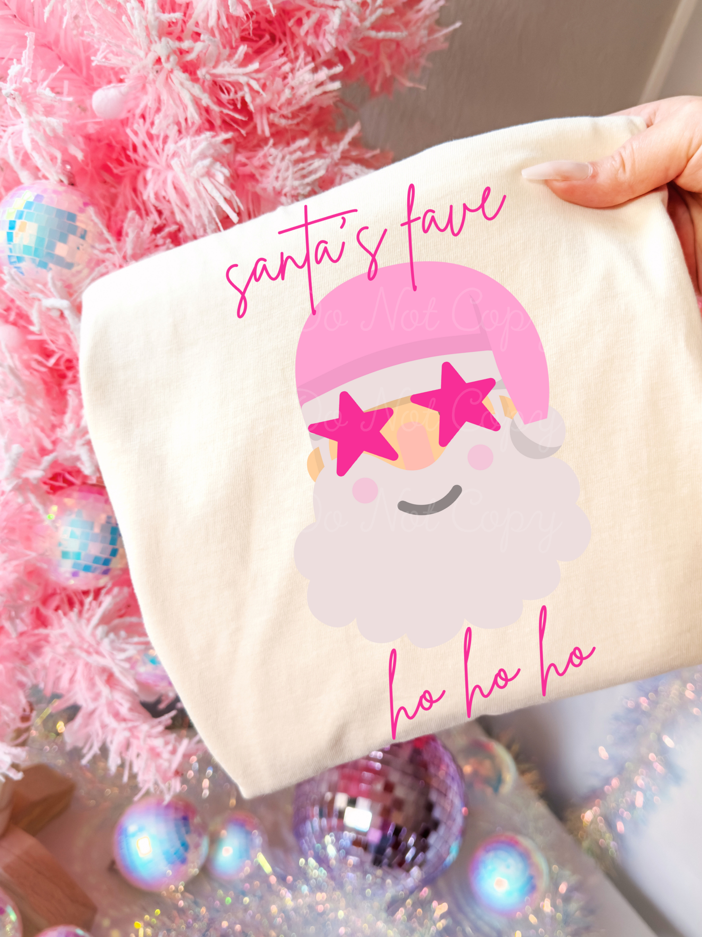 Santa's Fave Ho Ho Ho PNG