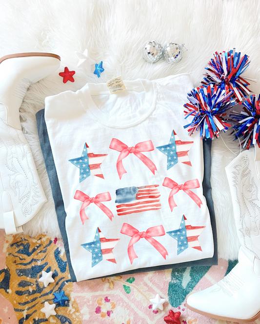 Flag Bow Star PNG
