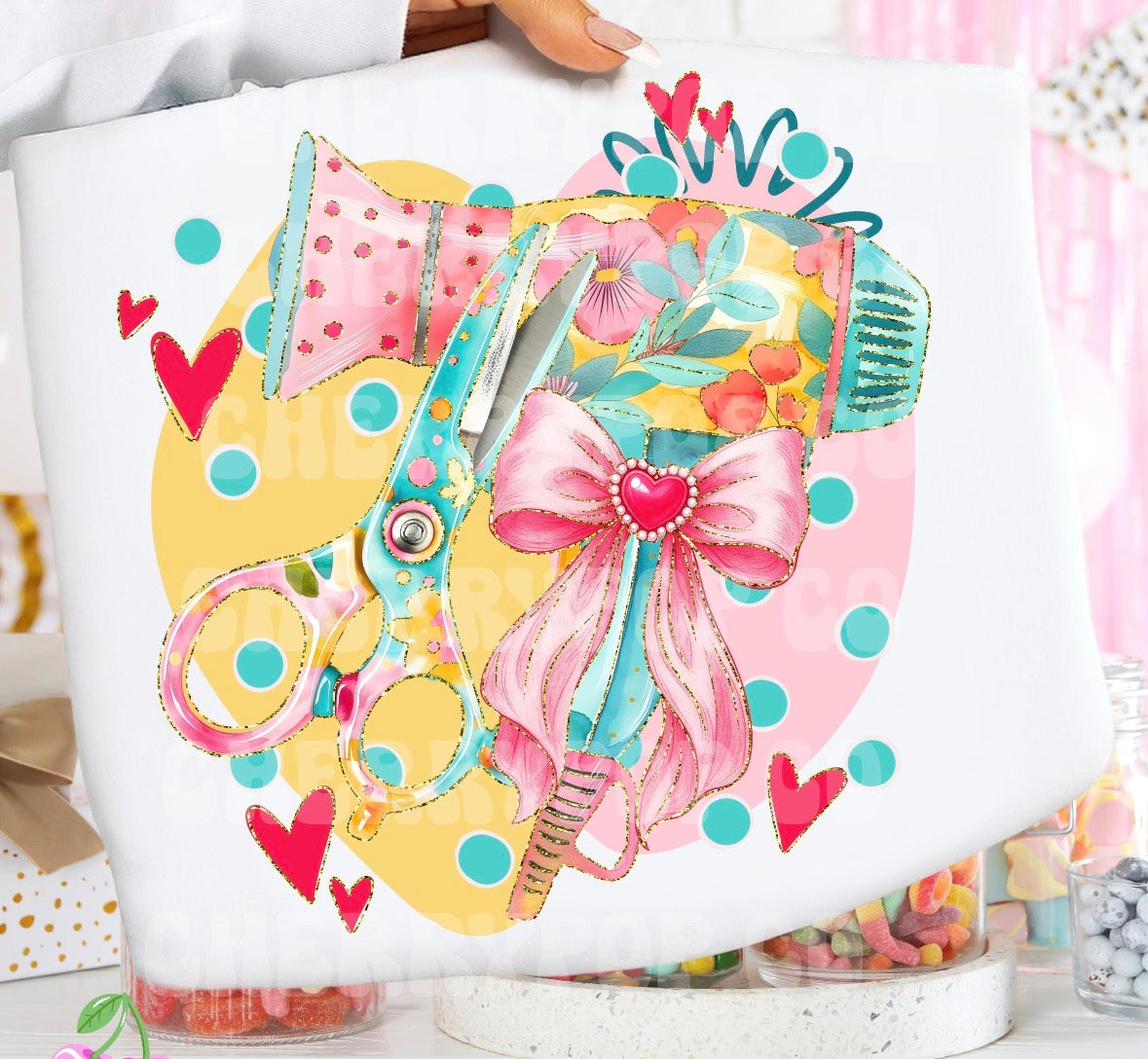 Hair Stylist DTF Graphics